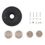 Rueda de neumático inflable, rueda de goma de neumático de 4/4, 5/5/5, 5 pulgadas para modelo de avión RC, ruedas de tren de aterrizaje